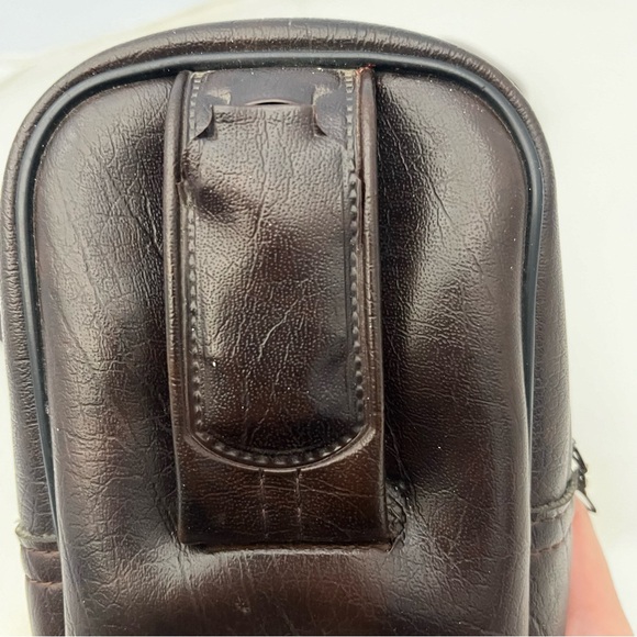 Vintage Small Faux Leather Kodak Pocket Tote Camera Case Missing Clip With Strap - Picture 6 of 16